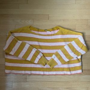 Free People Boxy Striped Sweater